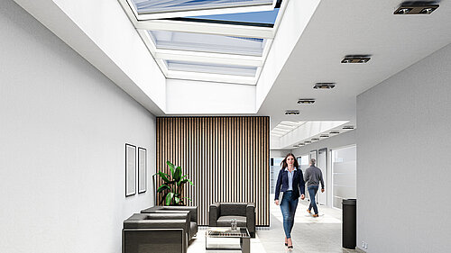 Modular Glass Skylight MS78 - Kantoor